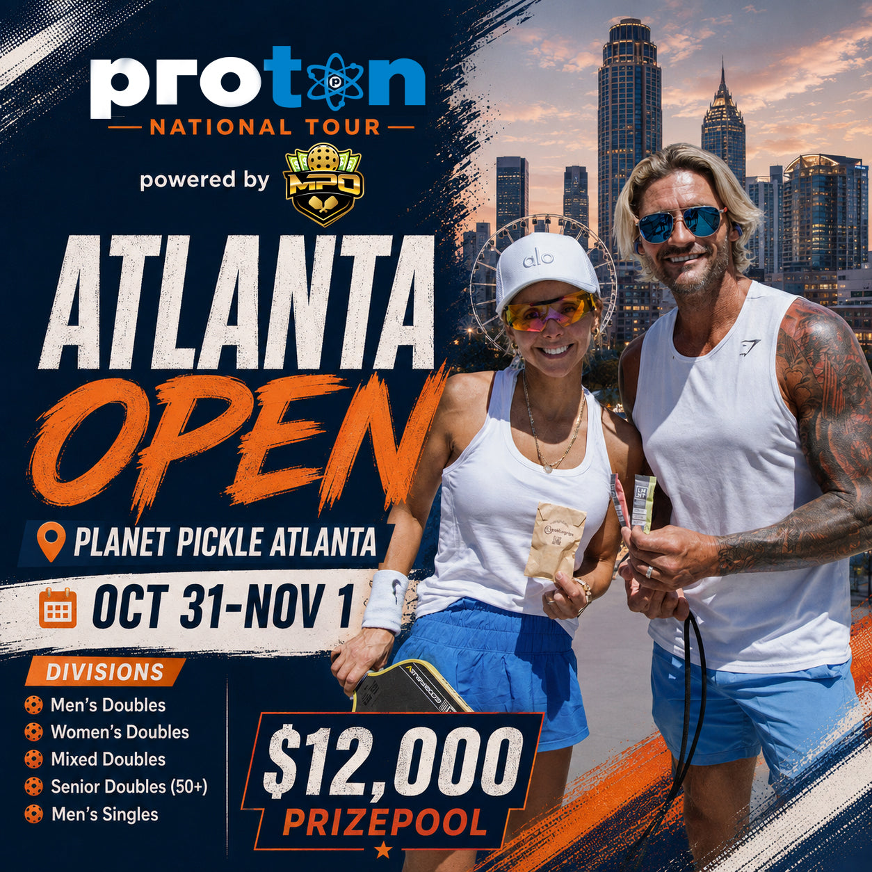 Tournament in Atlanta, Georgia (Oct 31-Nov 1, 2026)